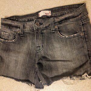 BGD Black Jean Shorts